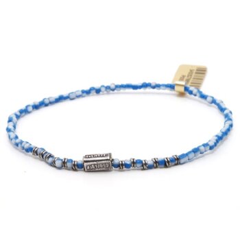 Konplott - Petit Glamour dAfrique Armbänder - Blau, Antiksilber, Armband
