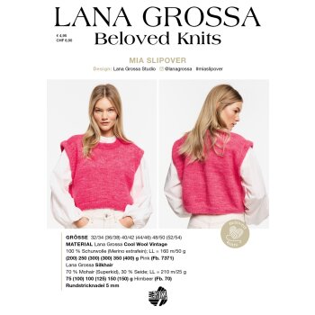 Beloved Knits No.3 Einzelanleitung | MIA SLIPOVER aus COOL WOOL VINTAGE