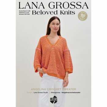 Beloved Knits No.3 Einzelanleitung | ANGELINA Häkel Pullover aus Landlust BAUMWOLLE